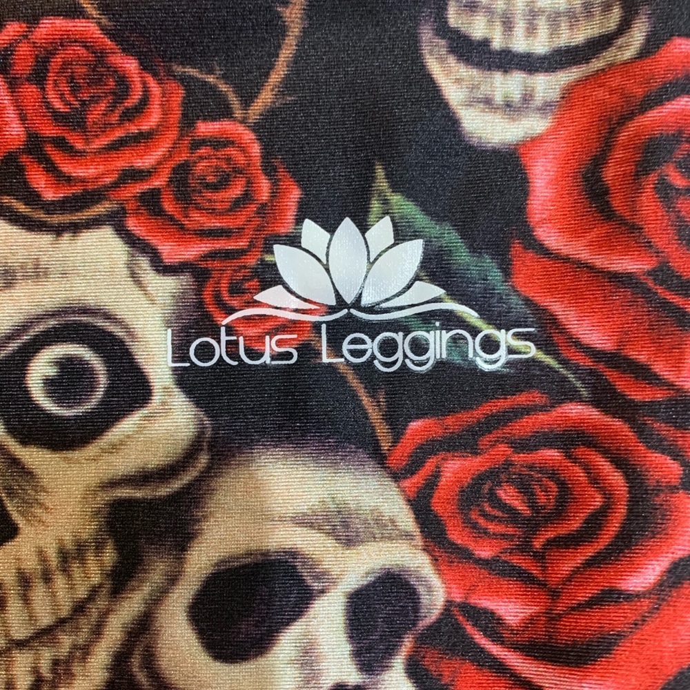 2 pair of full length Skull Tights - Picture 4 of 4